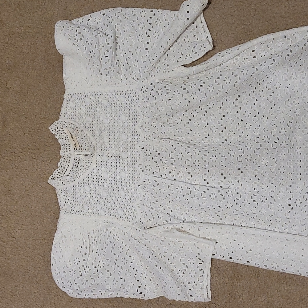Ulla Johnson Mae Eyelet Blouse 2 - Picture 6 of 12